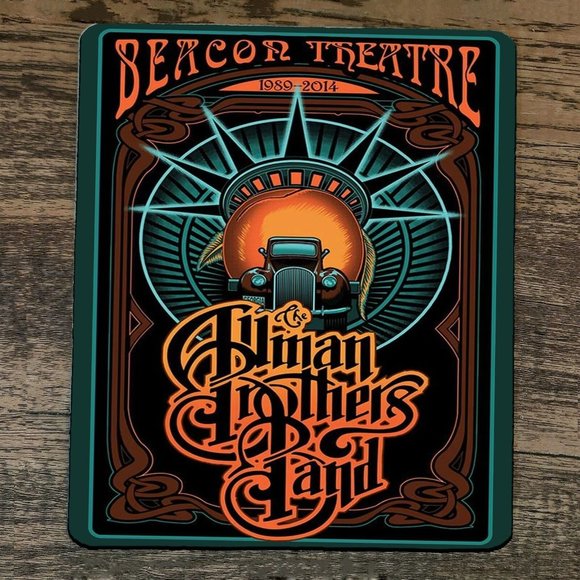 Mouse Pad Allman Brothers Band‎ Beacon Theater - Picture 1 of 1